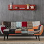 Hanah Home Raf-11-Kk-1 Estante de Pared Rojo